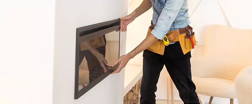 Metal Fireplace Installation in Santa Fe Springs, California