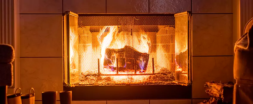 Mendota Hearth Landscape Fireplace Installation in Santa Fe Springs, California