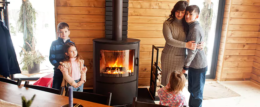 Morso Cast Iron Fireplace Insert Installation in Santa Fe Springs, California
